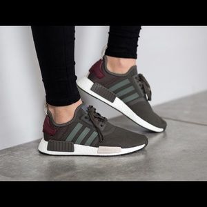 Women’s Adidas NMD R1 Utility Grey **RARE**